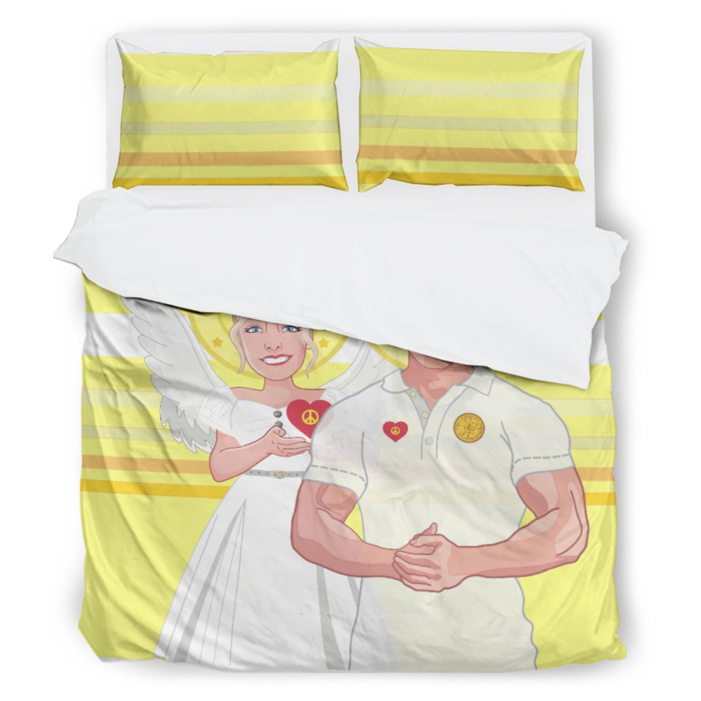 Bed Line GLOBAL FREEDOM UNITED© Archangel Michael & Maria Magdalena Yellow