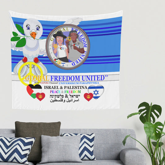 Tapestry Global Freedom United Men Palestina & Israel Deep Blue