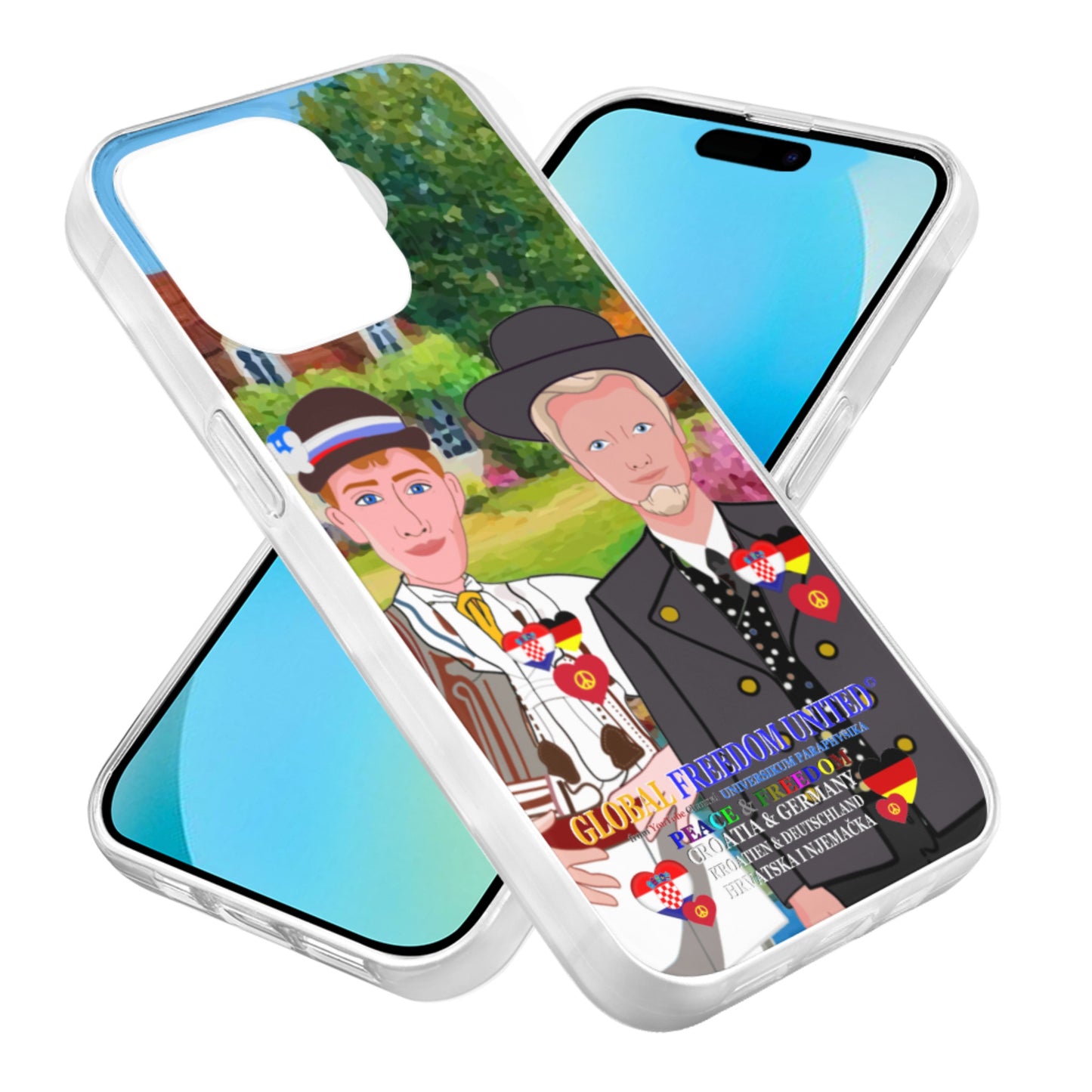 Mobile Phone Case GLOBAL FREEDOM UNITED© Men Croatia & Serbia