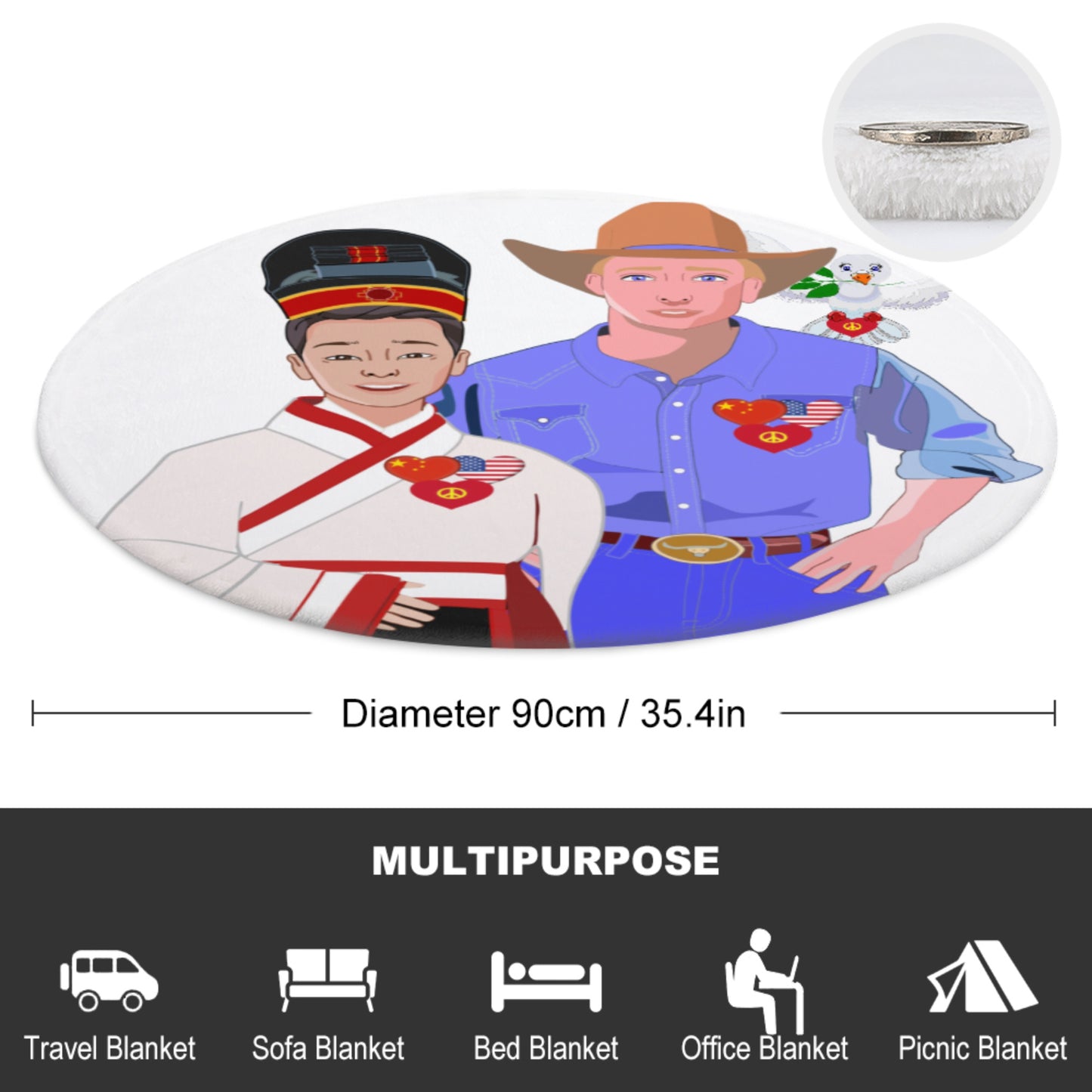 Blankets For Kits GLOBAL FREEDOM UNITED© Boys China & USA