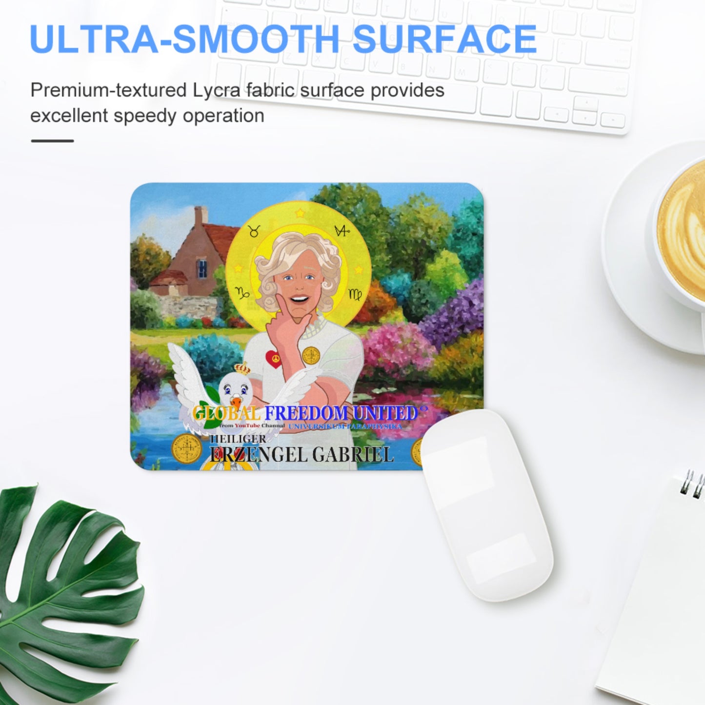 Mouse Pad GLOBAL FREEDOM UNITED©  Archangel Gabriel
