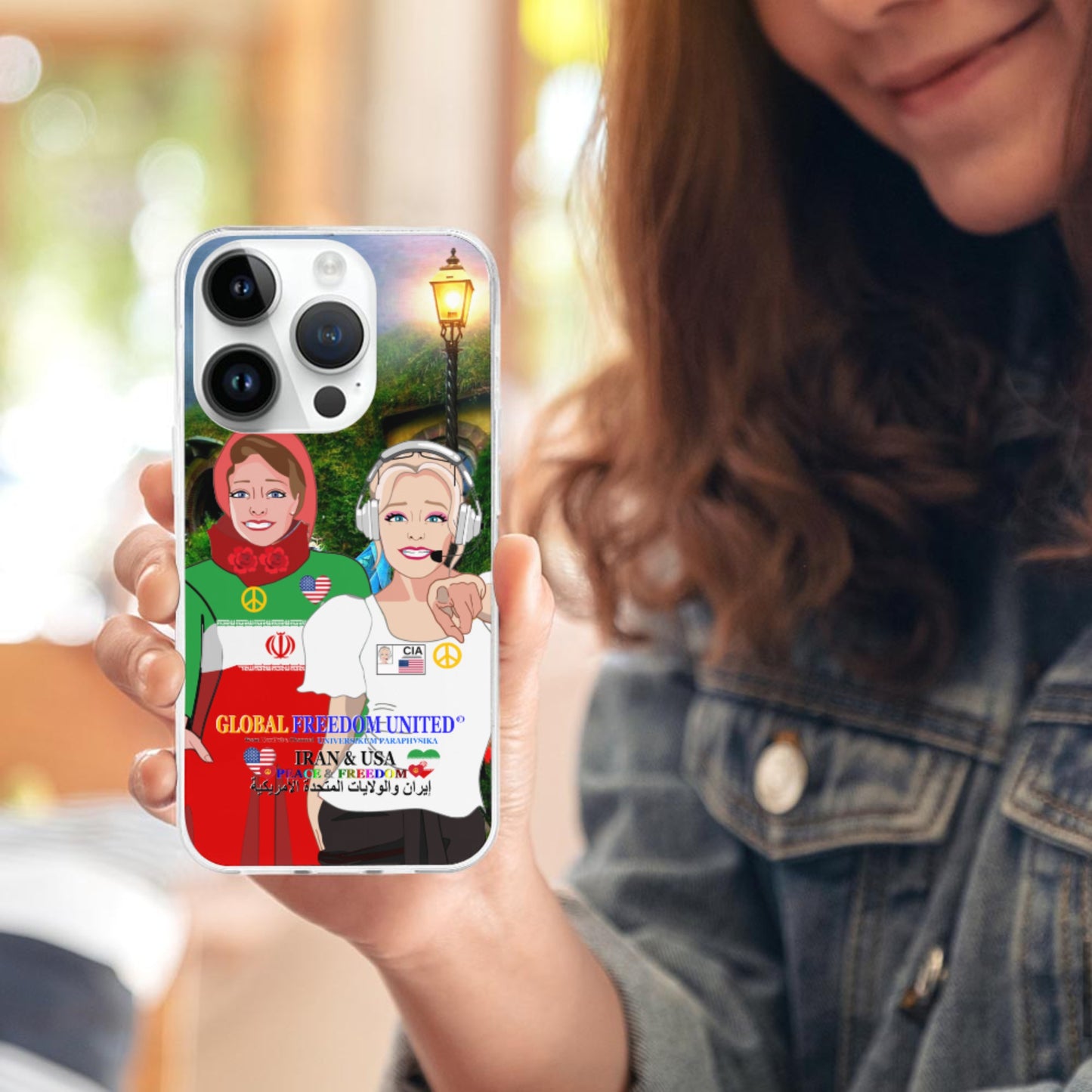 Mobile Phone Case GLOBAL FREEDOM UNITED© Women Iran & USA