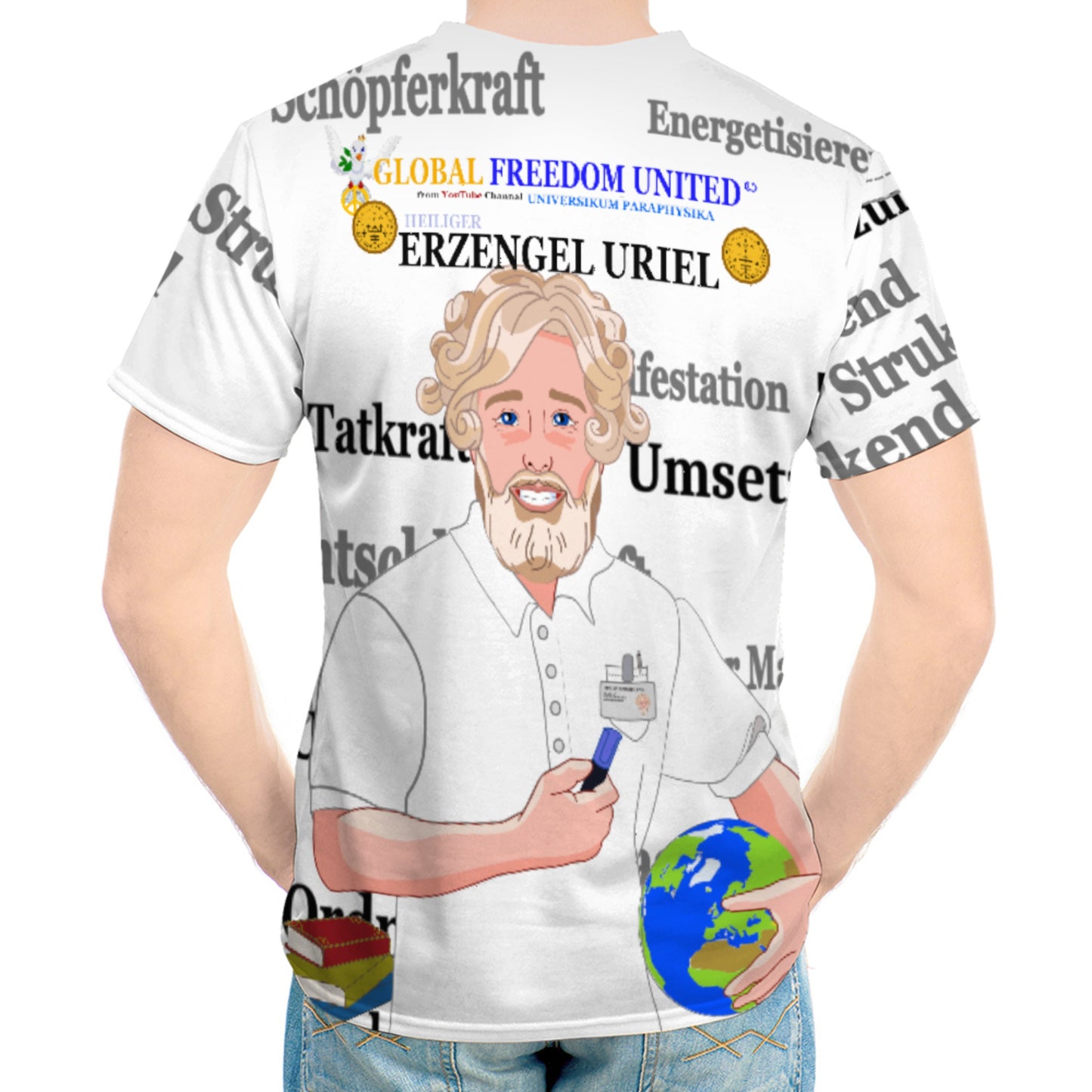 Men´s T-shirt Global Freedom United Archangel Uriel German Lab