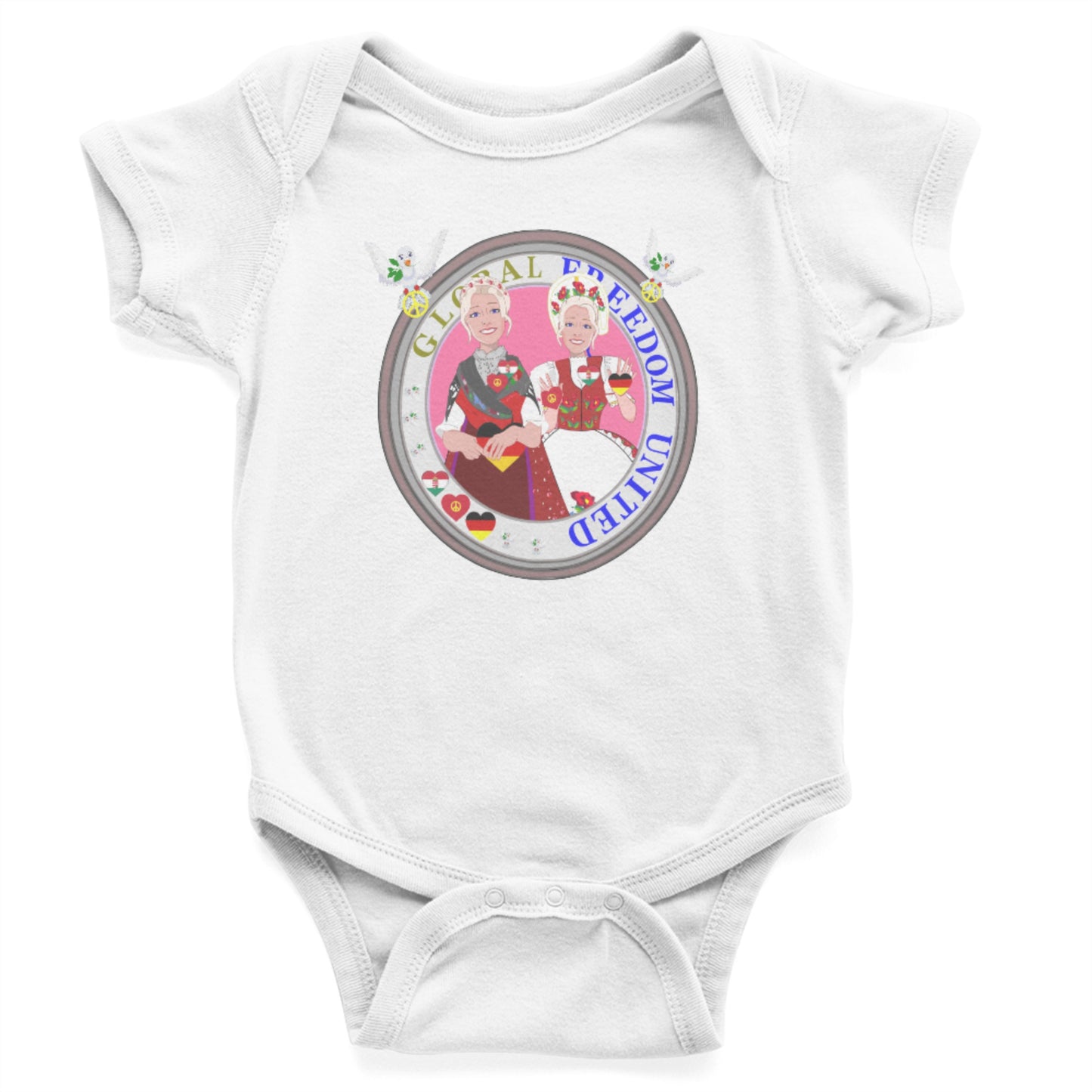 Baby Body Global Freedom United Girls Germany & Hungary Old Peace