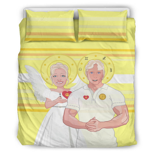 Bed Line GLOBAL FREEDOM UNITED© Archangel Michael & Maria Magdalena Yellow