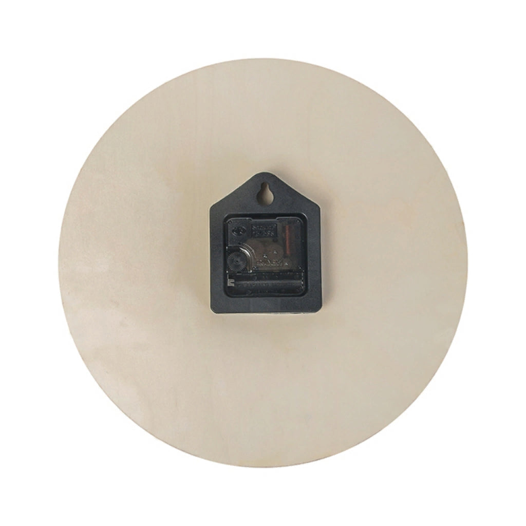 Wooden Wall Clock Without Scale GLOBAL FREEDOM UNITED© Women Anti Fascism & Racism USA