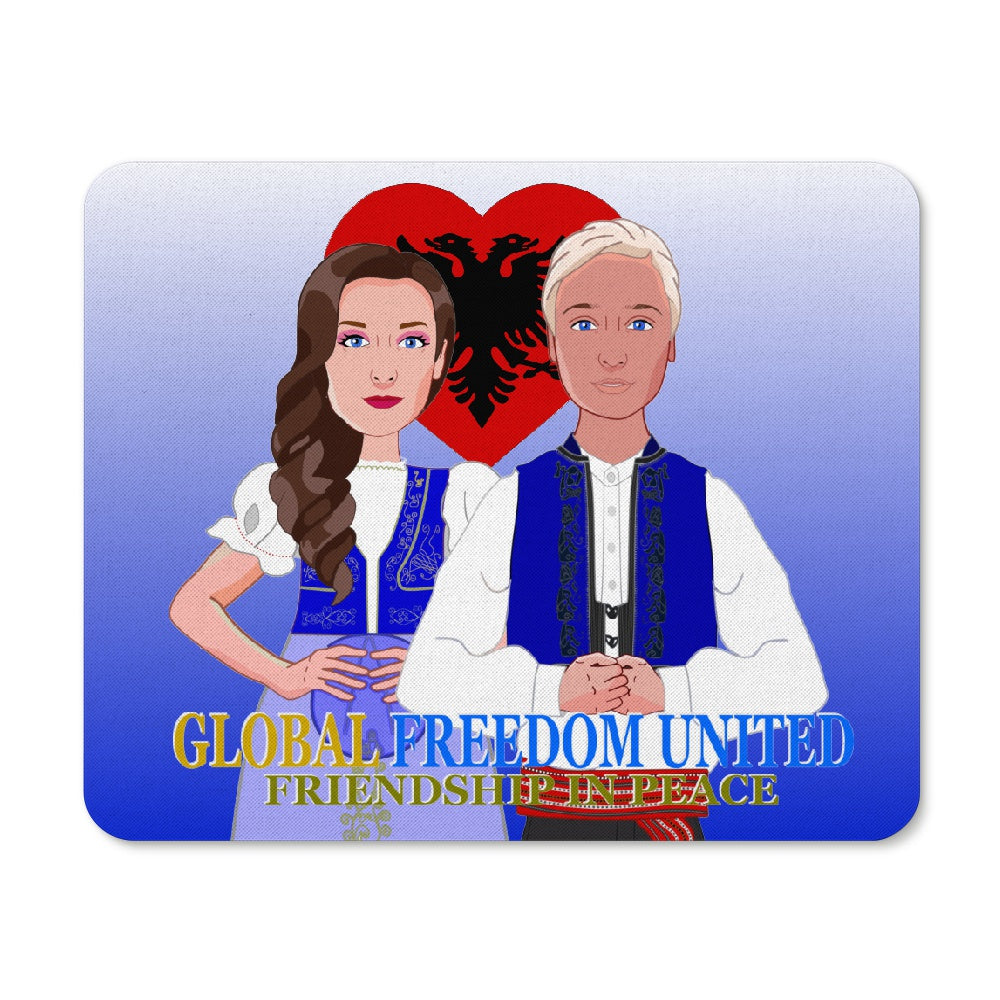 Mouse Patt GLOBAL FREEDOM UNITED© Couple Albania Blue
