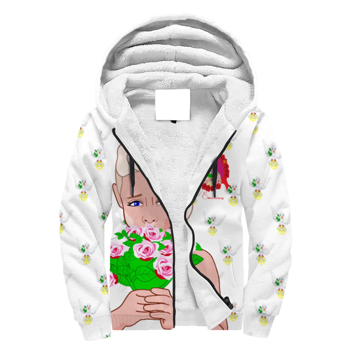 Plush Hoodie Global Freedom United Mädchen Sagt Entschuldigung