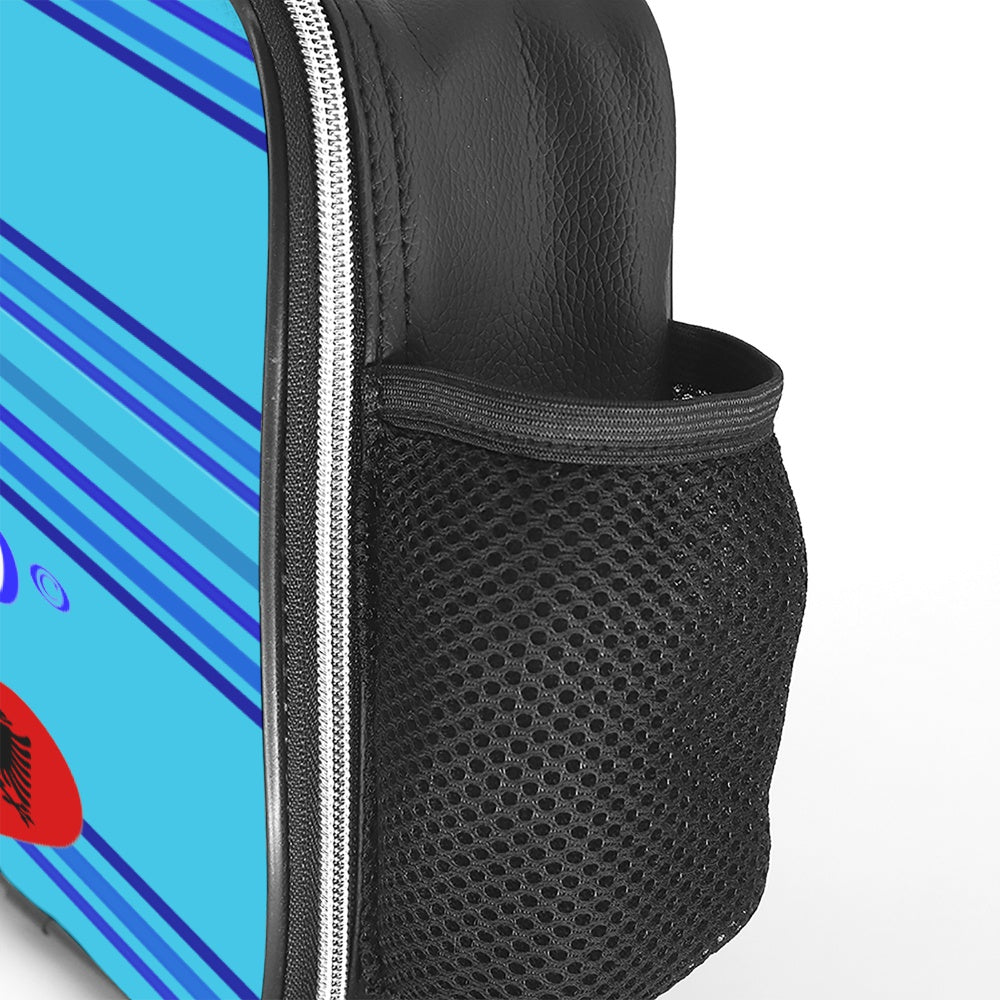 Laether Meal Back GLOBAL FREEDOM UNITED© Men Albania & Serbia Blue