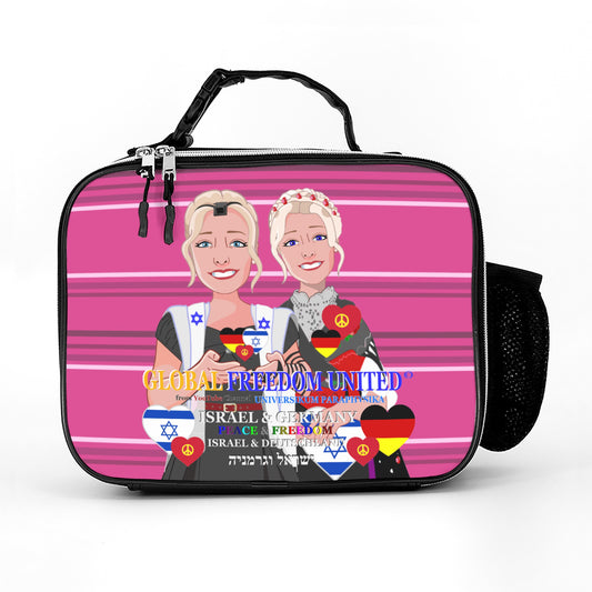 Leathe Meal Back GLOBAL FREEDOM UNITED© Women Israel & Germany Pink