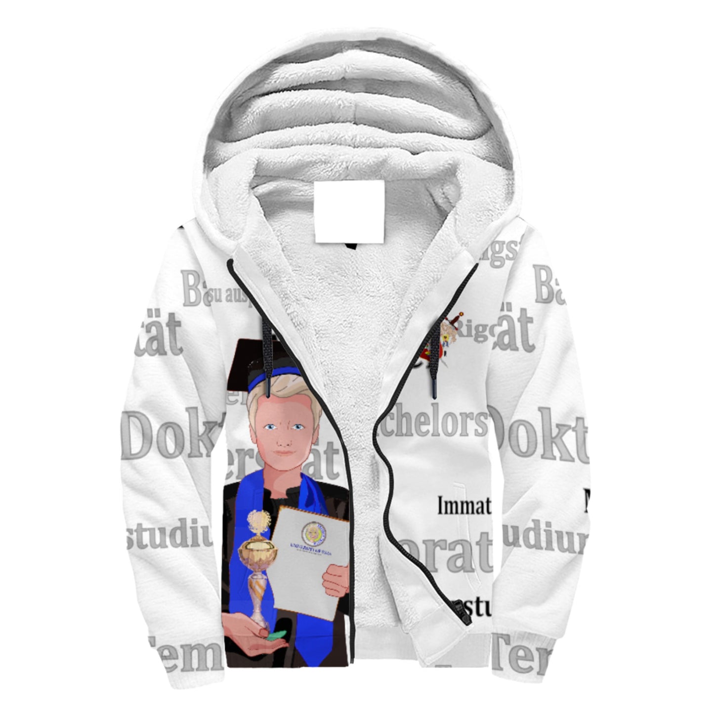 Plush Hoodie Global Freedom United Student Boy Cooper Place Blond Hair 1