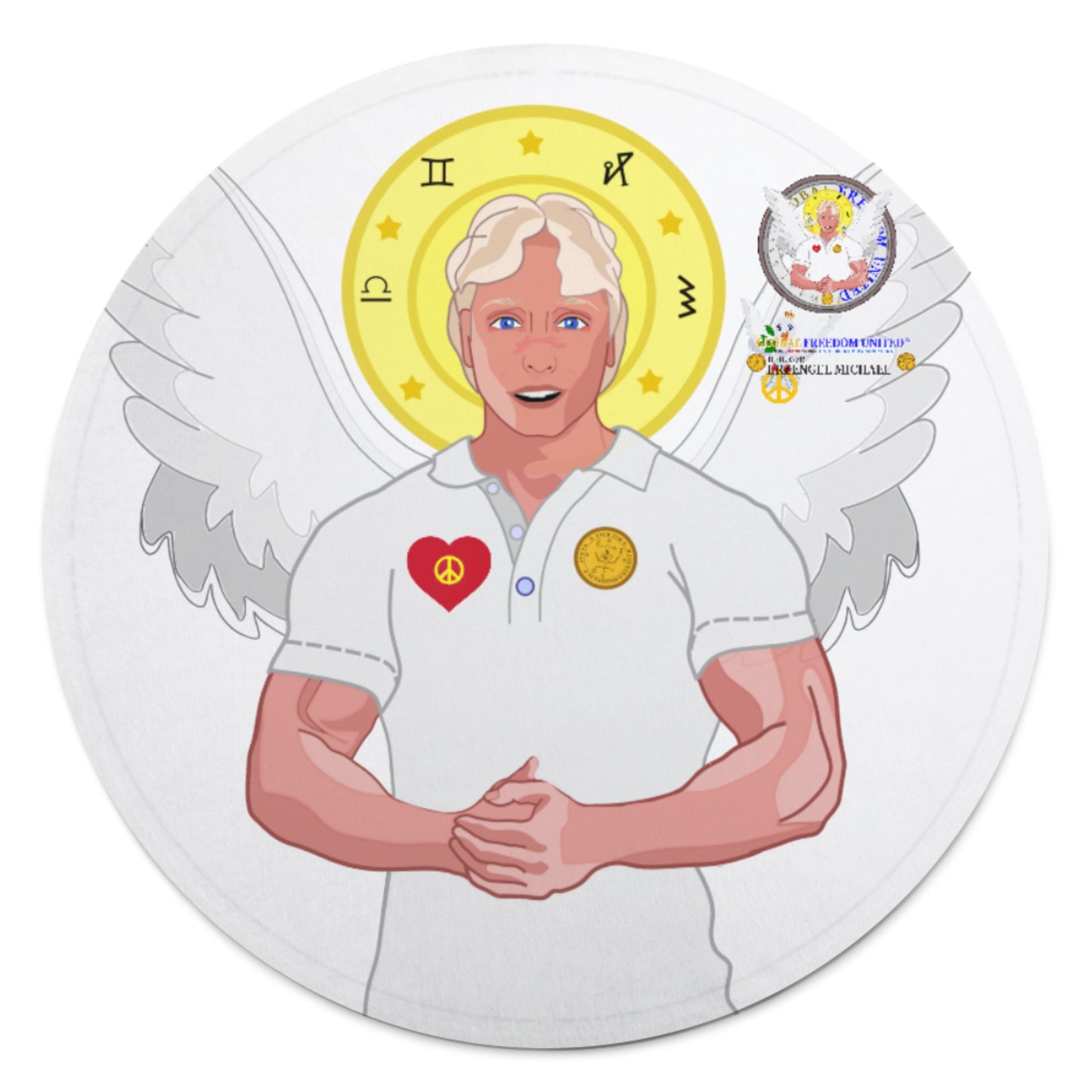 Blanket For Kits Global Freedom United Archangel Michael 2