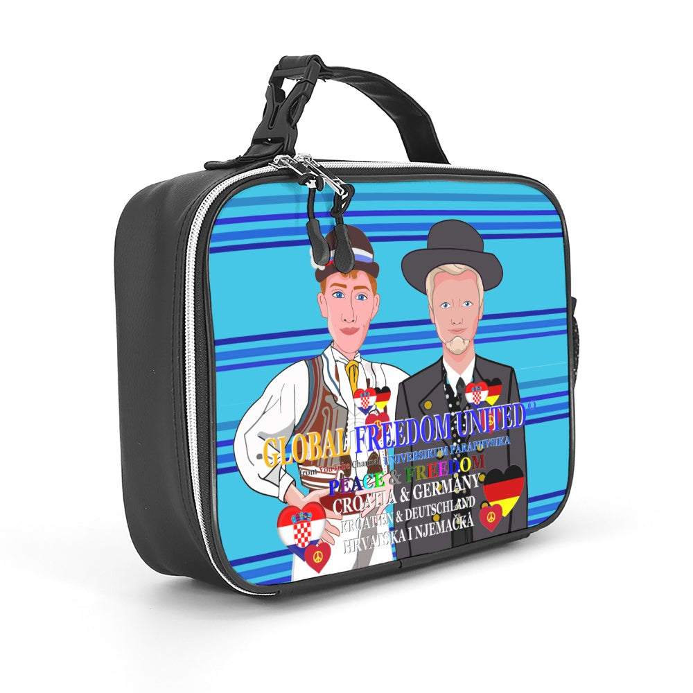 Laether Meal Back GLOBAL FREEDOM UNITED© Men Croatia & Germany Blue