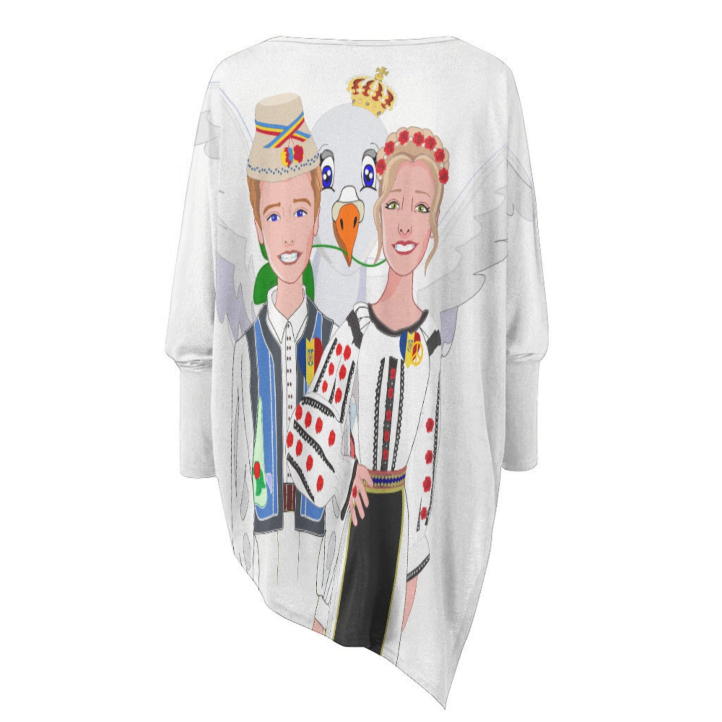 Pullover Long Sleeve T-shirt GLOBAL FREEDOM UNITED© Couple Edition Romania