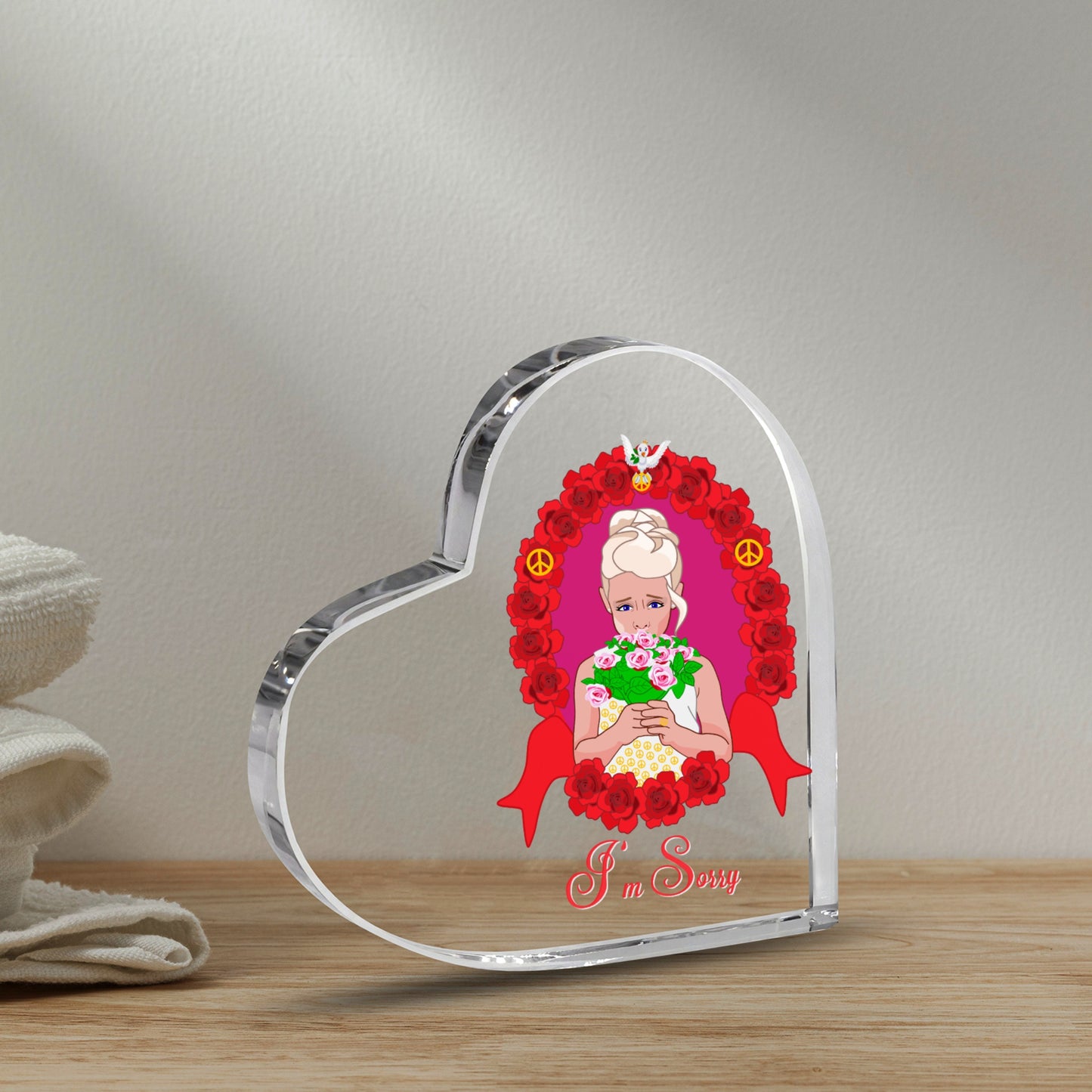 Acryl Haert GLOBAL FREEDOM UNITED© I´m Sorry From A Girl