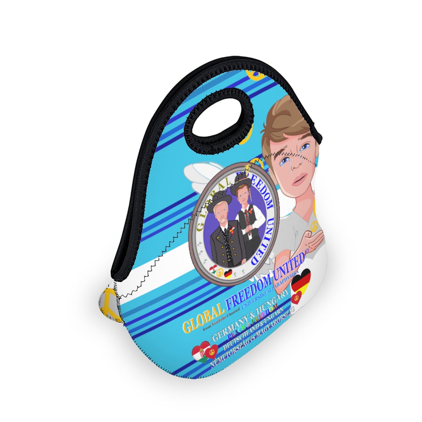 Meal Bag Global Freedom United Men Germany & Hungary Blue