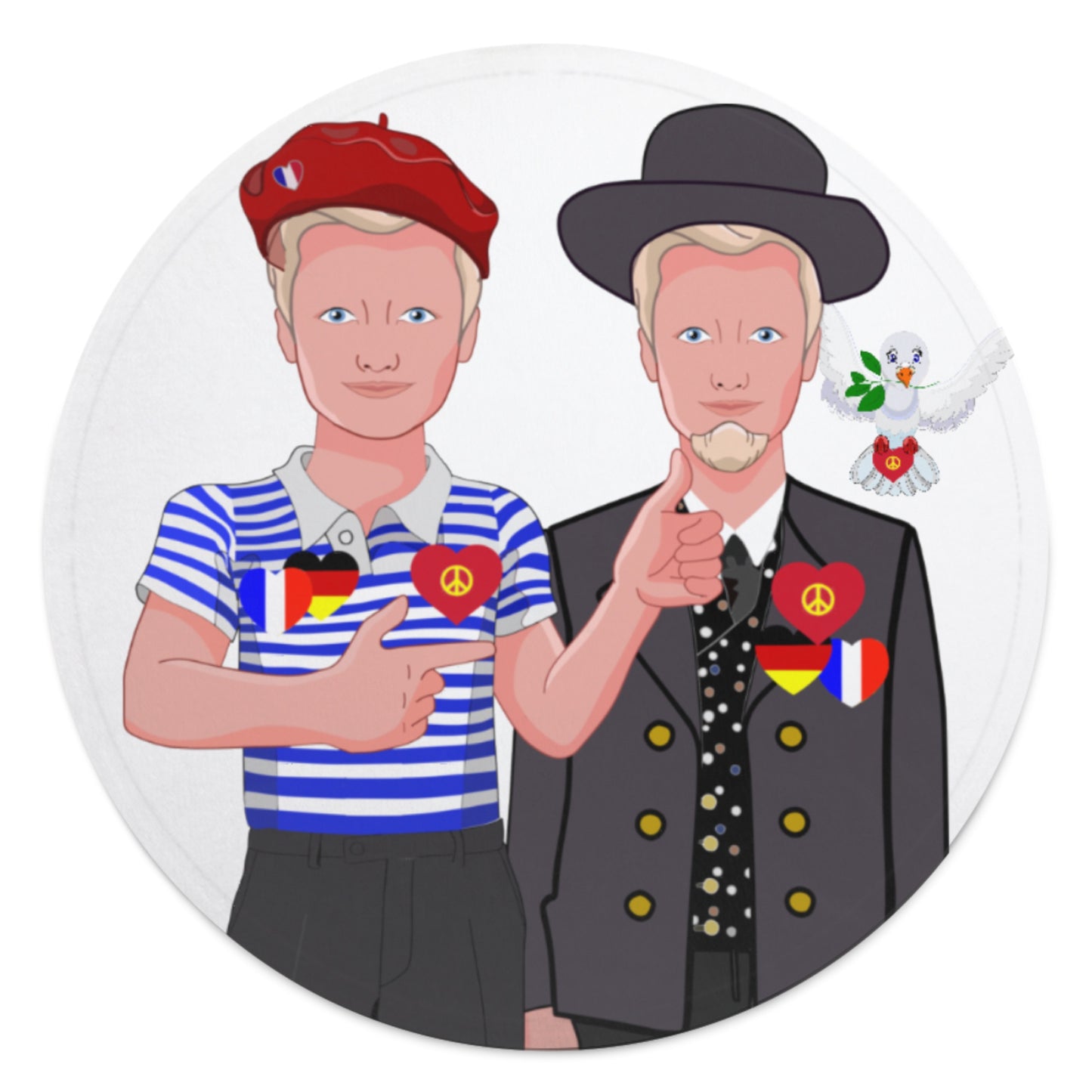 Blankets For Kits Global Freedom United Boys French & Germany Old Peace