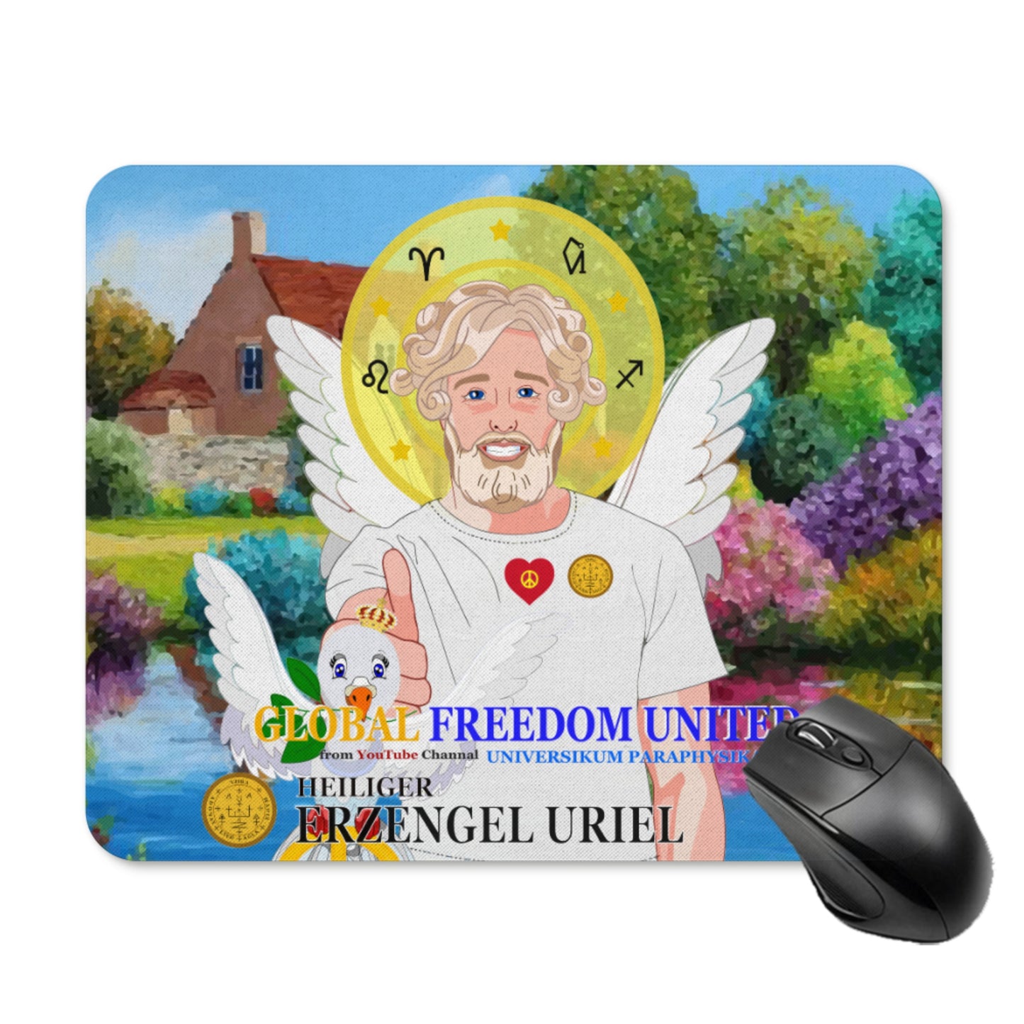Mouse Pad Global Freedom United Archangel Uriel