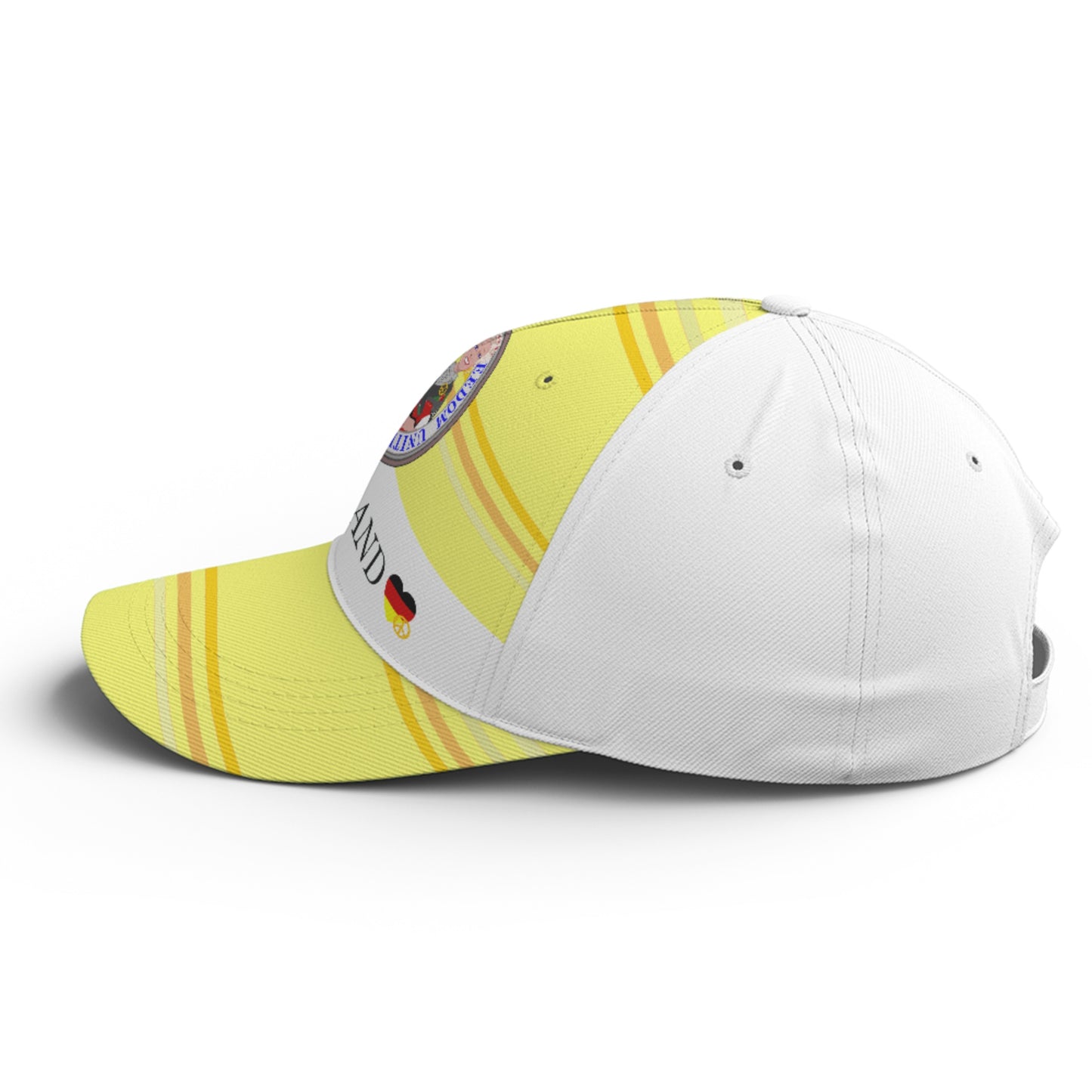 Basketball Cap Global Freedom United Couple Edition Germany V1 Yellow