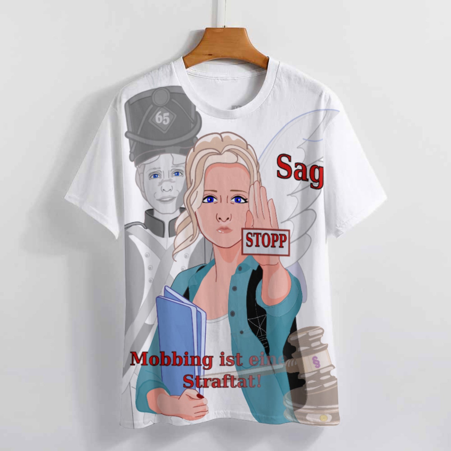 Women´s T-shirt Global Freedom United Anti Mobbing Deutsch V1