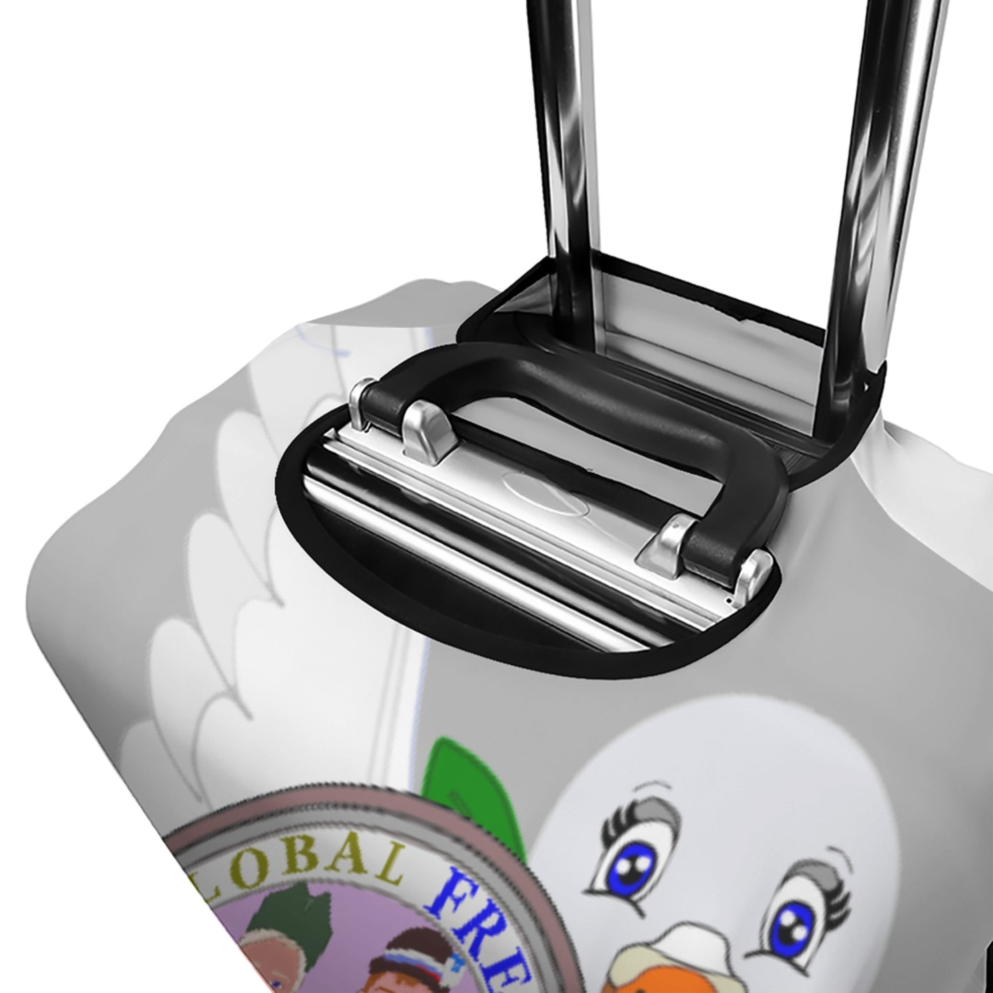 Lugguage Cover Global Freedom United Men Croatia & Serbia Old Peace Grey