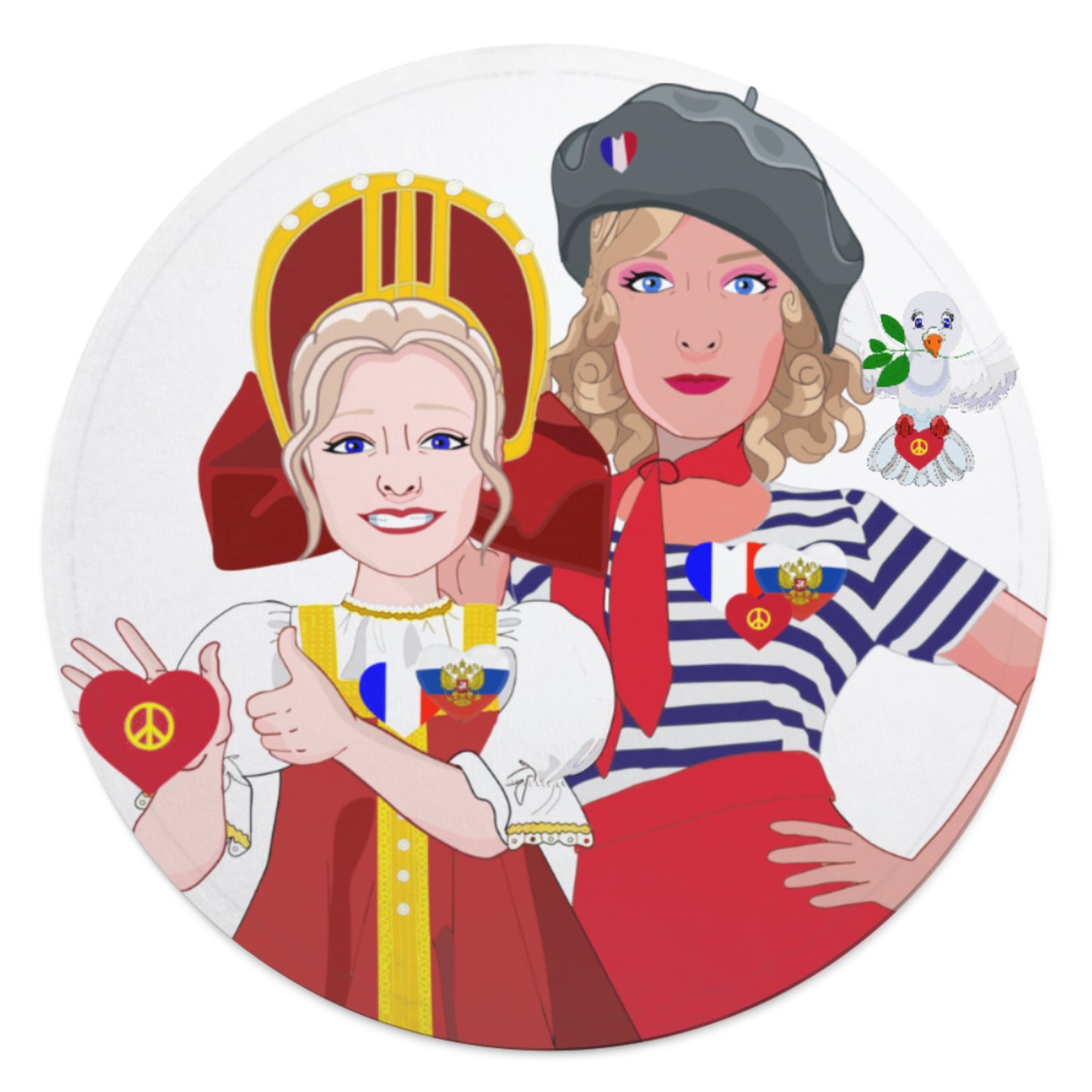 Blankets For Kits Global Freedom United Girls Russia & French Old Peace