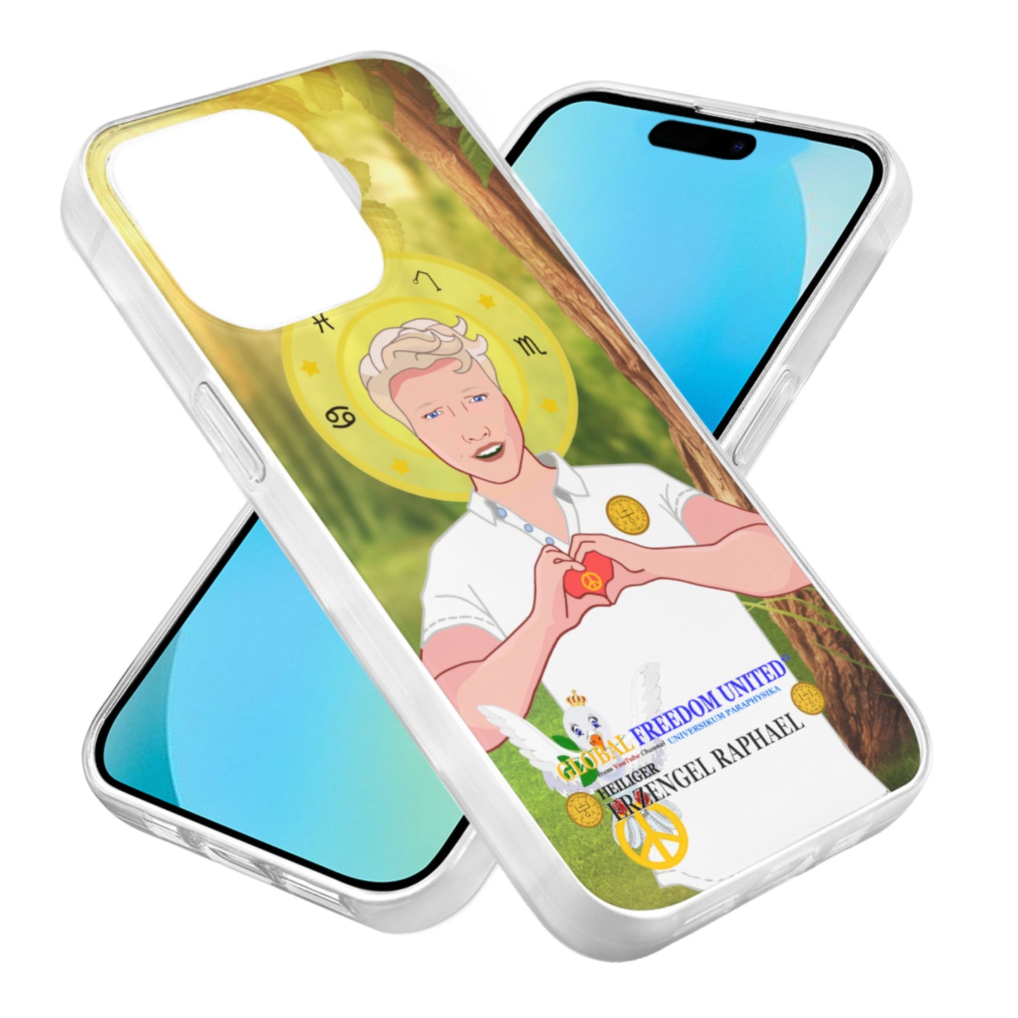 Phone Case GLOBAL FREEDOM UNITED© Archangel Raphael