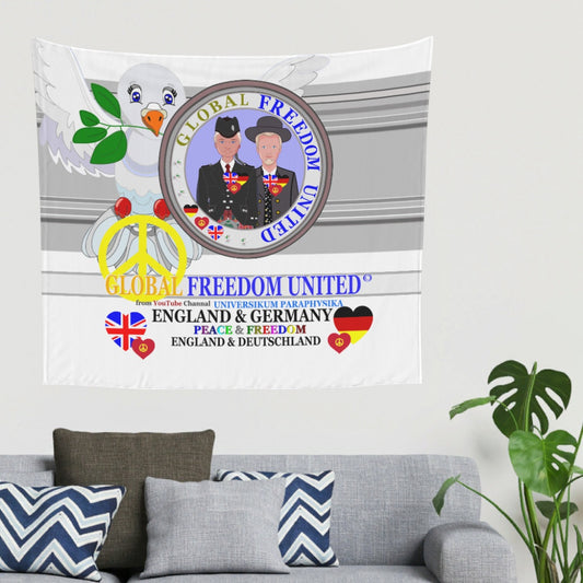 Tapestry Global Freedom United Men England & Germany Old Peace Grey