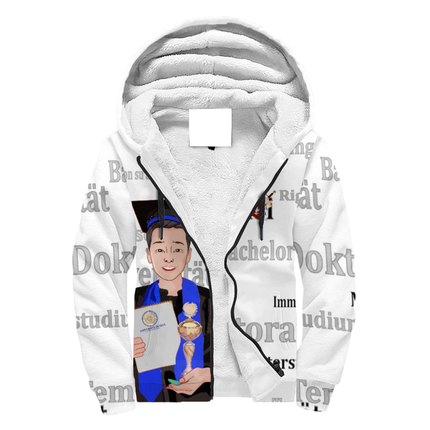 Plush Hoodie Global Freedom United Asia Student Cooper Place