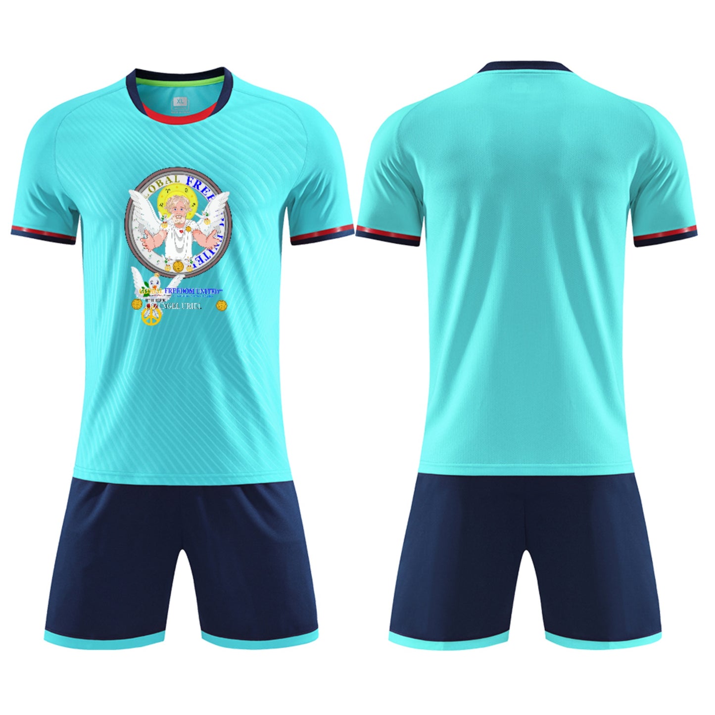 Soccer T-shirt Global Freedom United Archangel Uriel 1