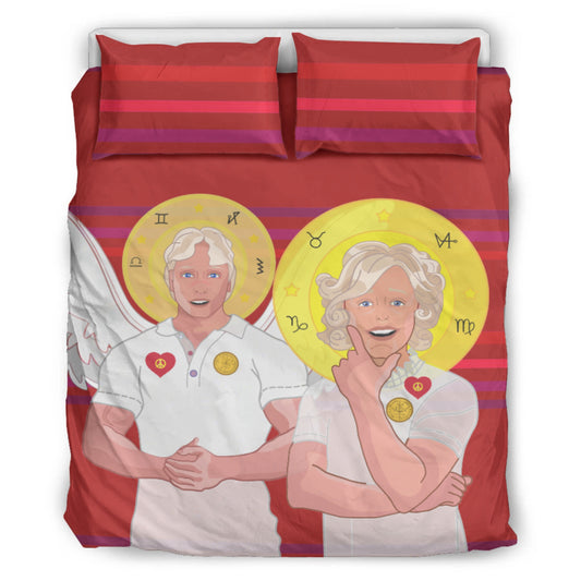 Bed Line GLOBAL FREEDOM UNITED© Archangel Michael & Gabriel Red