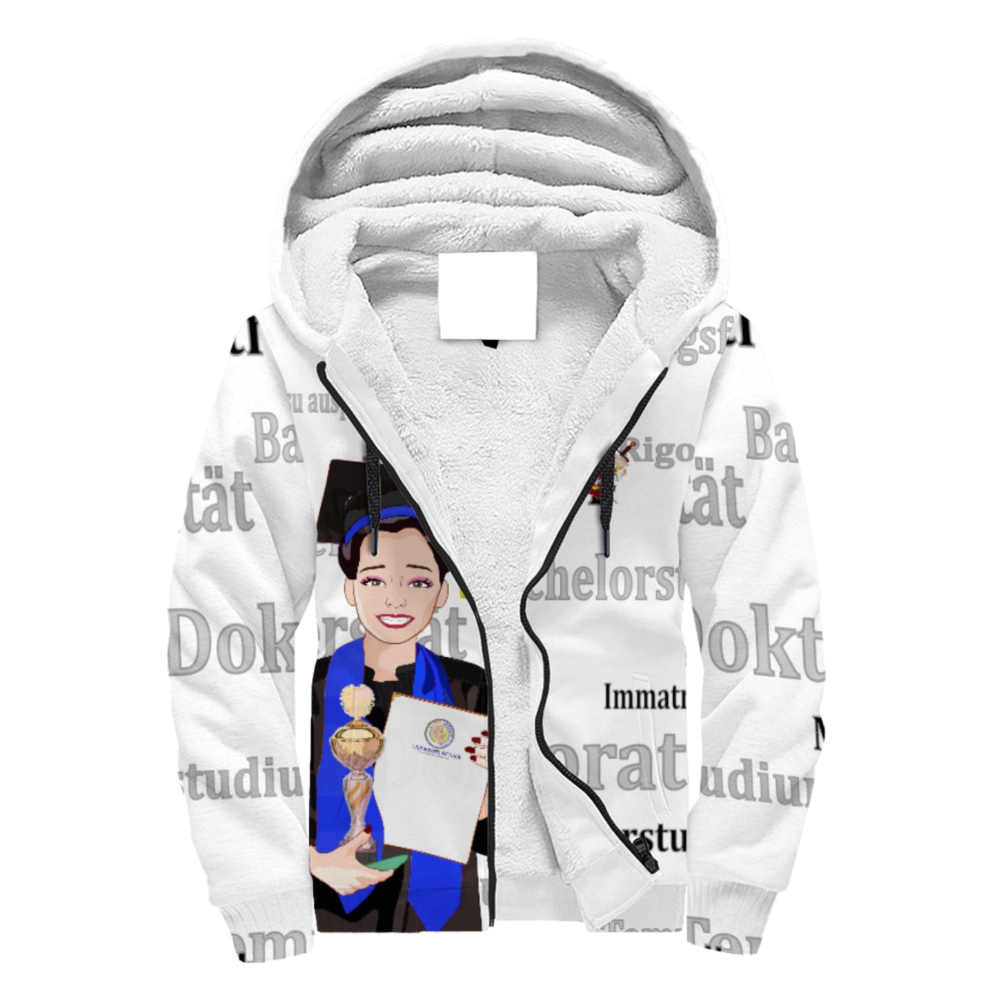 Plush Hoodie Global Freedom United Asia Student Girl Cooper Place