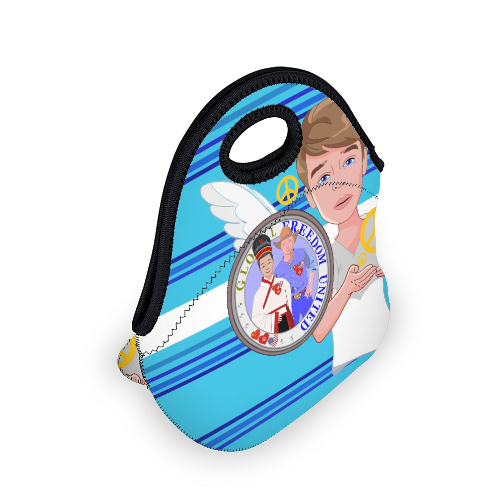 Meal Back GLOBAL FREEDOM UNITED© Men China & USA Blue 2