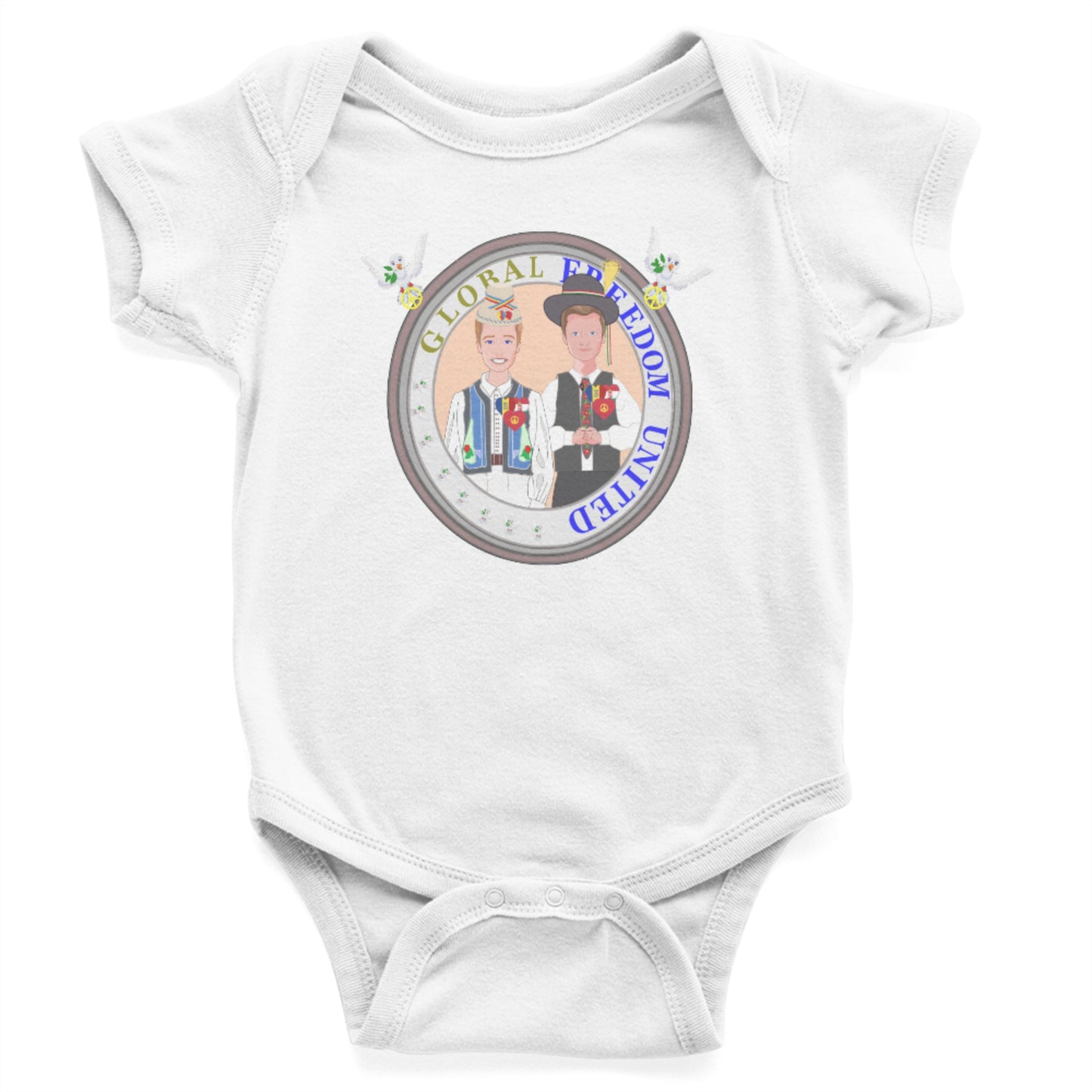 Baby Body Global Freedom United Boys Romania & Hungary Old Peace