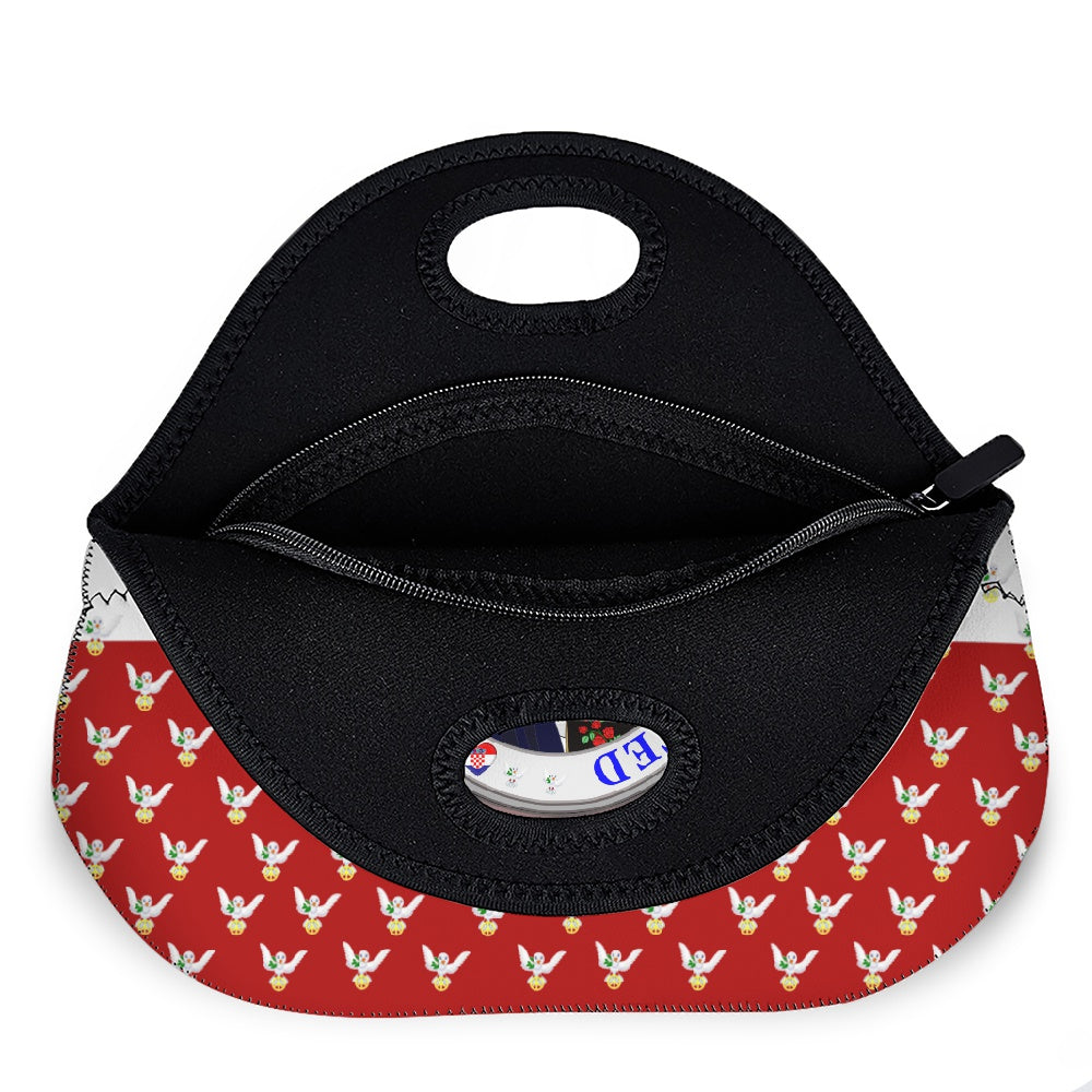 Meal Back GLOBAL FREEDOM UNITED© Women Croatia & Serbia Dove Of Peace Red