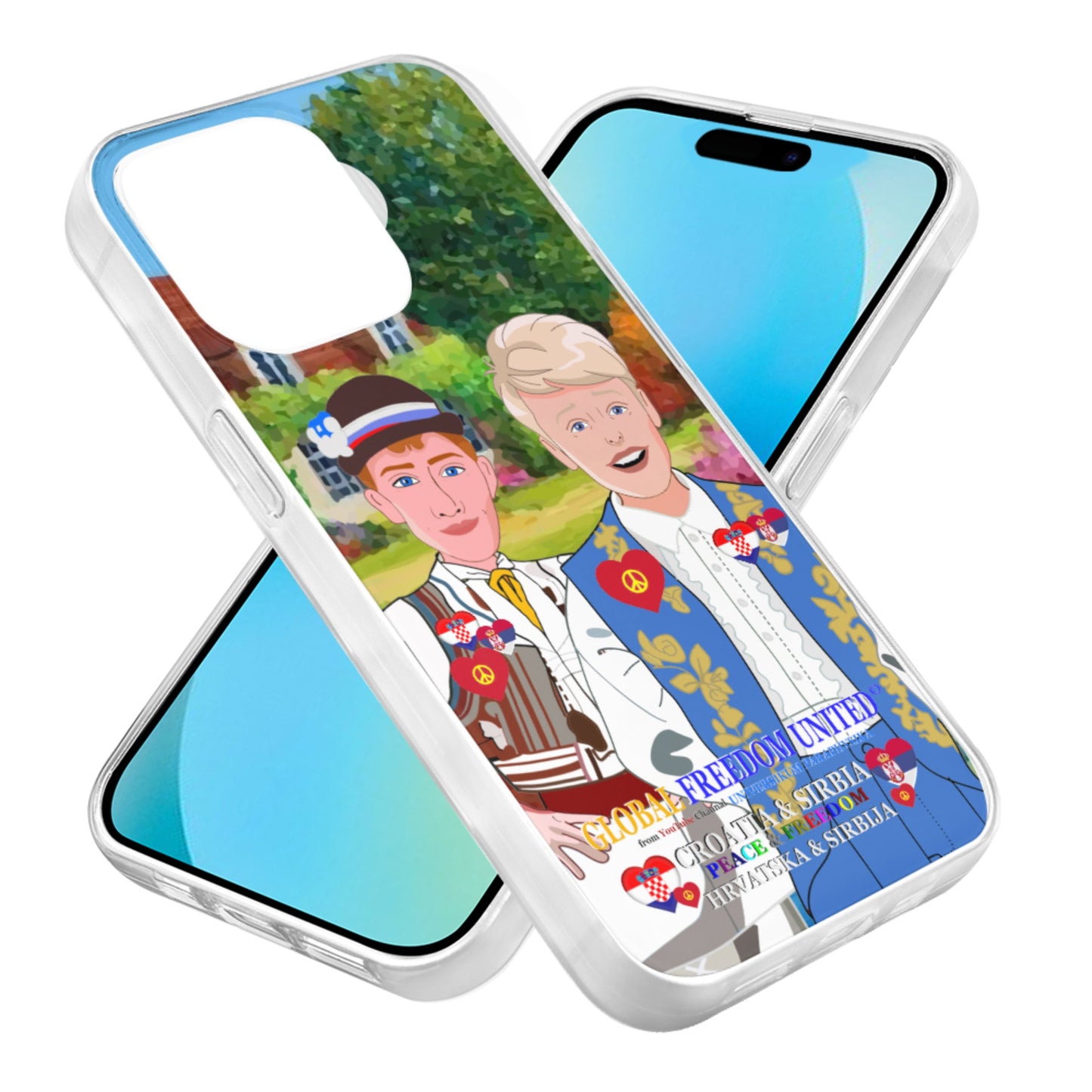 Mobile Phone Case GLOBAL FREEDOM UNITED© Men Croatia & Serbia
