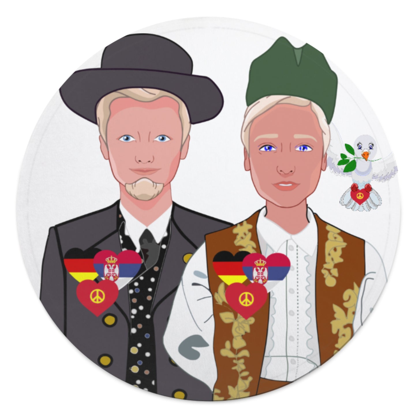 Blankets For Kits GLOBAL FREEDOM UNITED© Boys Serbia & Germany