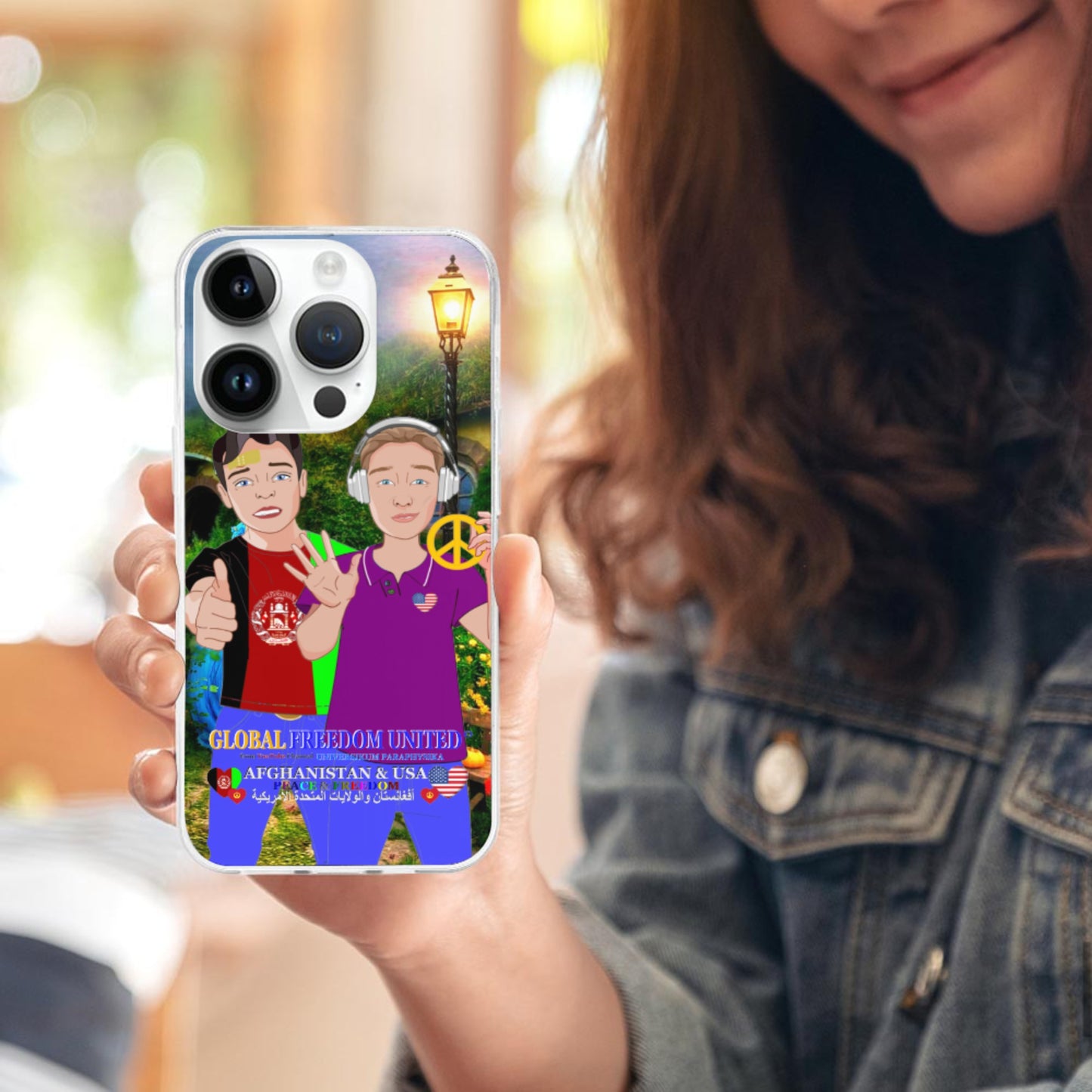 Mobile Phone Case GLOBAL FREEDOM UNITED© Men AFGHANISTAN & USA