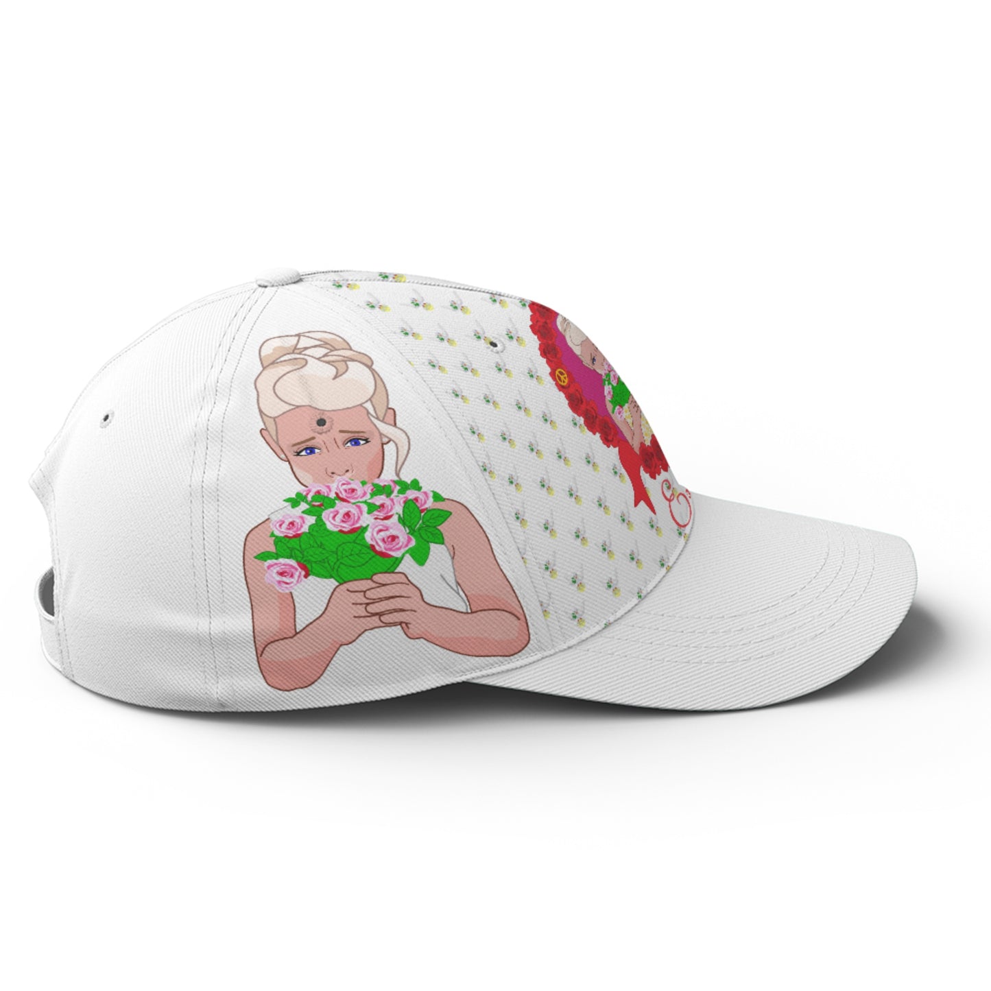 Baseball Cap GLOBAL FREEDOM UNITED© Une fille dit désoié Excusez-moi