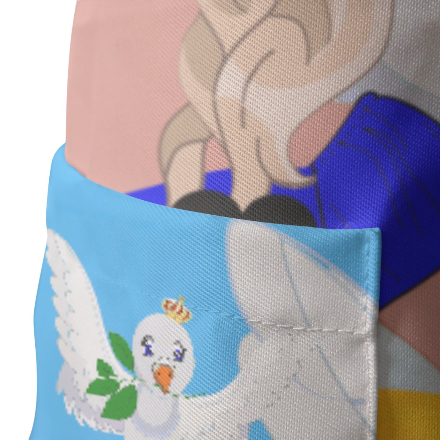 Apron GLOBAL FREEDOM UNITED© Women England & Germany Blue