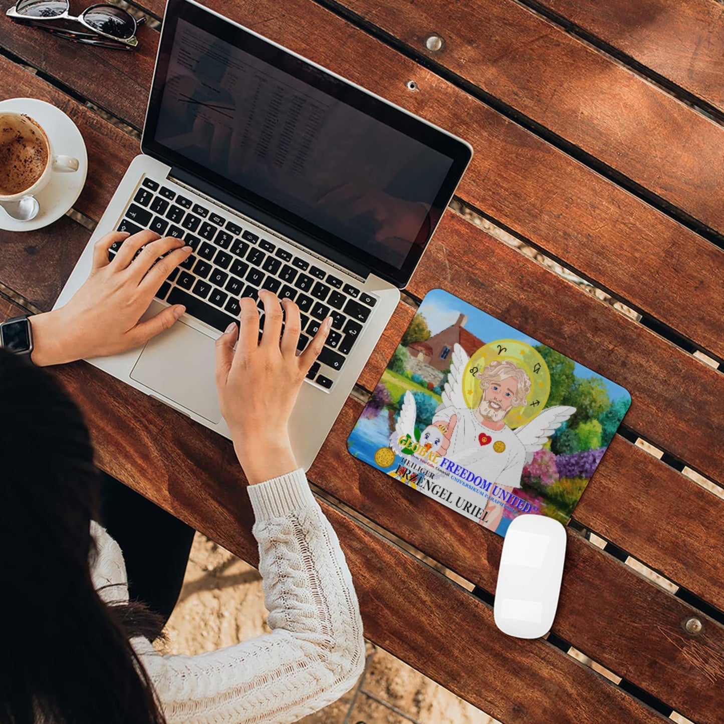 Mouse Pad Global Freedom United Archangel Uriel