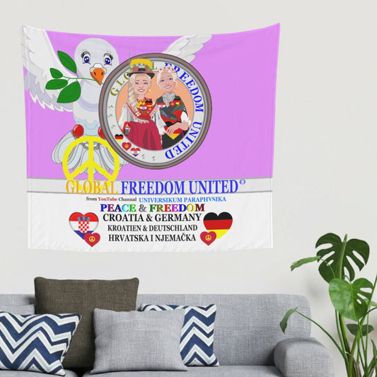 Tapestry GLOBAL FREEDOM UNITED© Women Croatia & Germany  Lilac