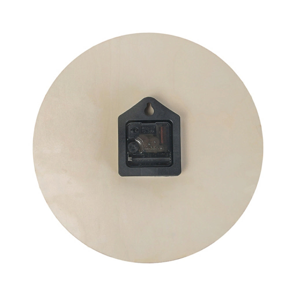 Wooden Wall Clock Without Scale GLOBAL FREEDOM UNITED© Men Albania & Serbia