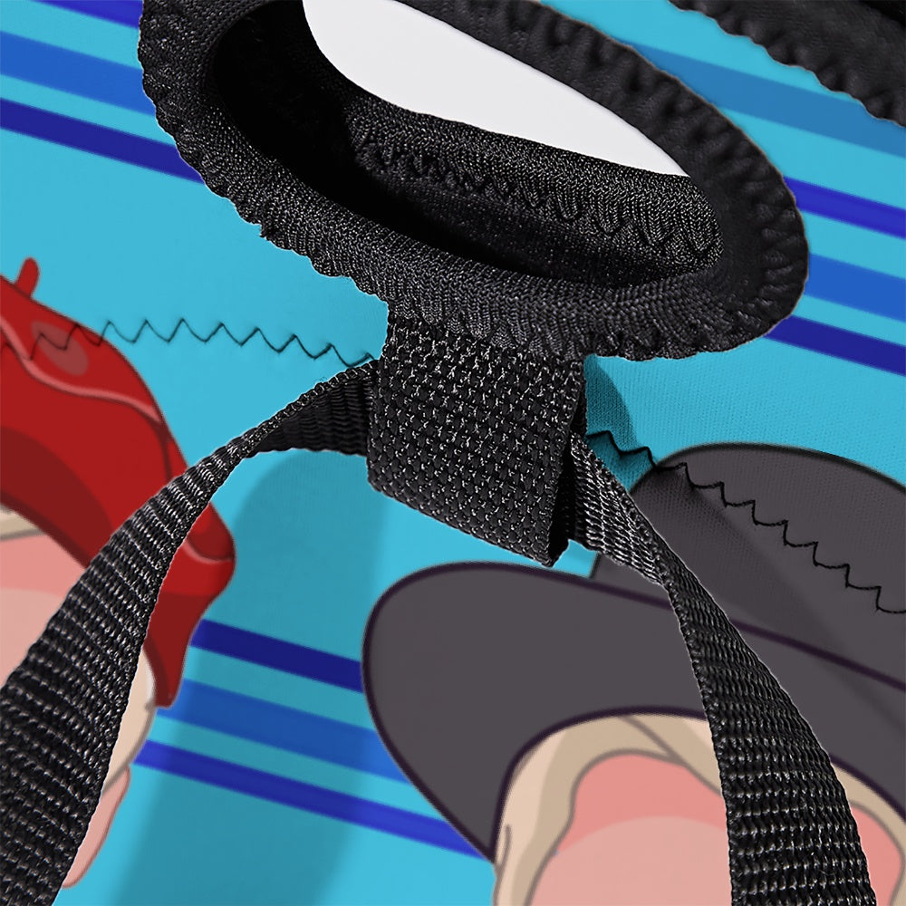 Meal Bag With Strap GLOBAL FREEDOM UNITED© Men French & Germany Blue 1