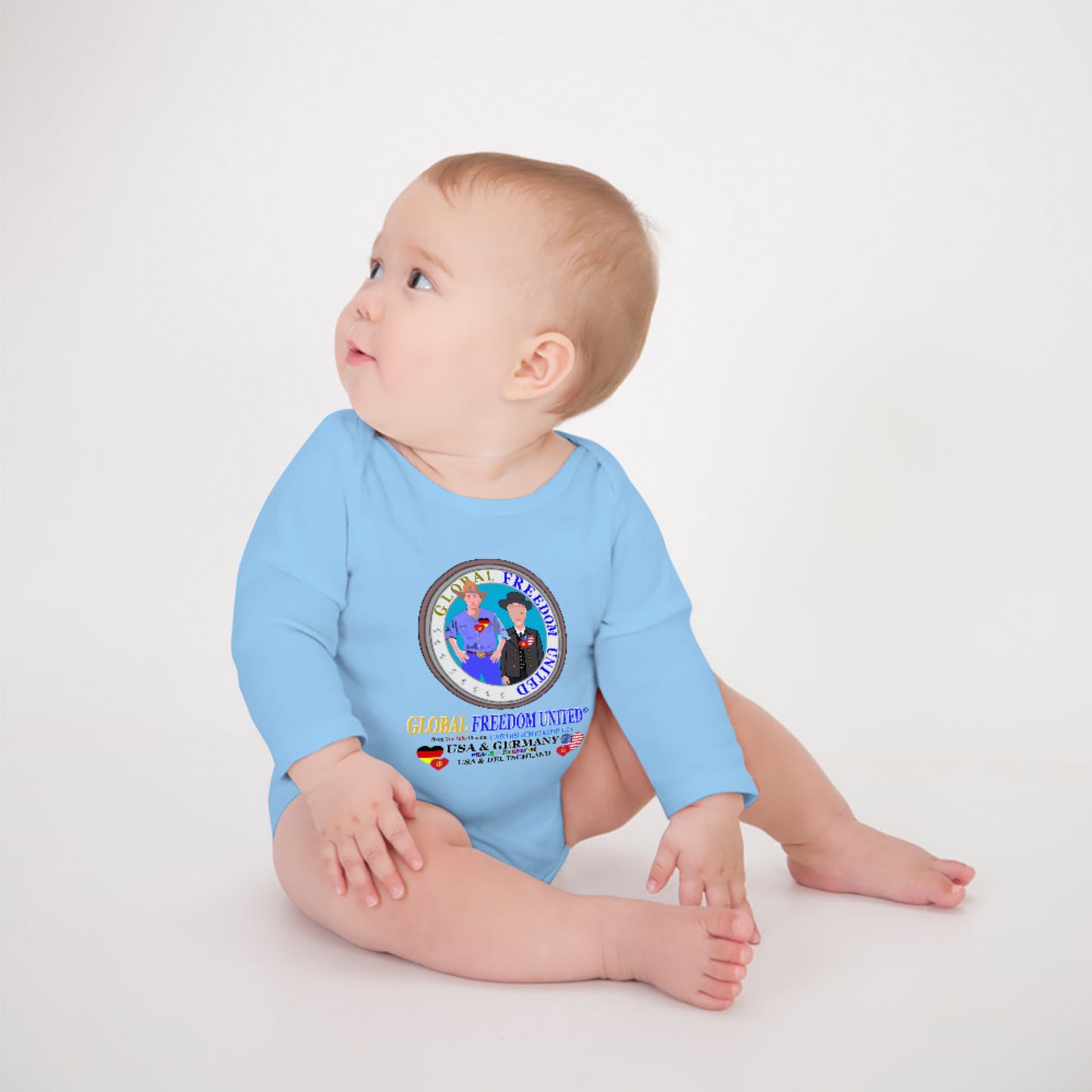 Baby Body Global Freedom United Boys Usa & Germany Old Peace