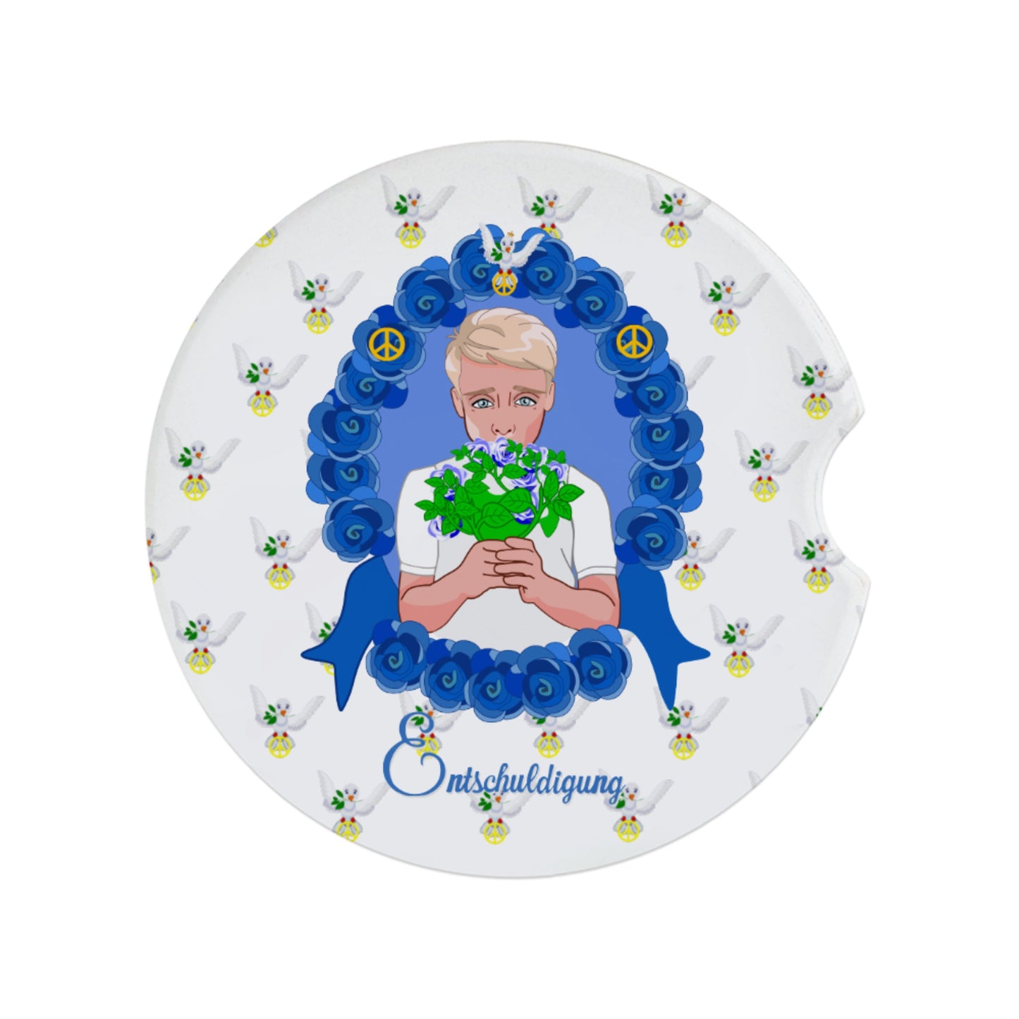 Glasunterleger FÜr´s Auto Global Freedom United Ein Junge Sagt Entschuldigung