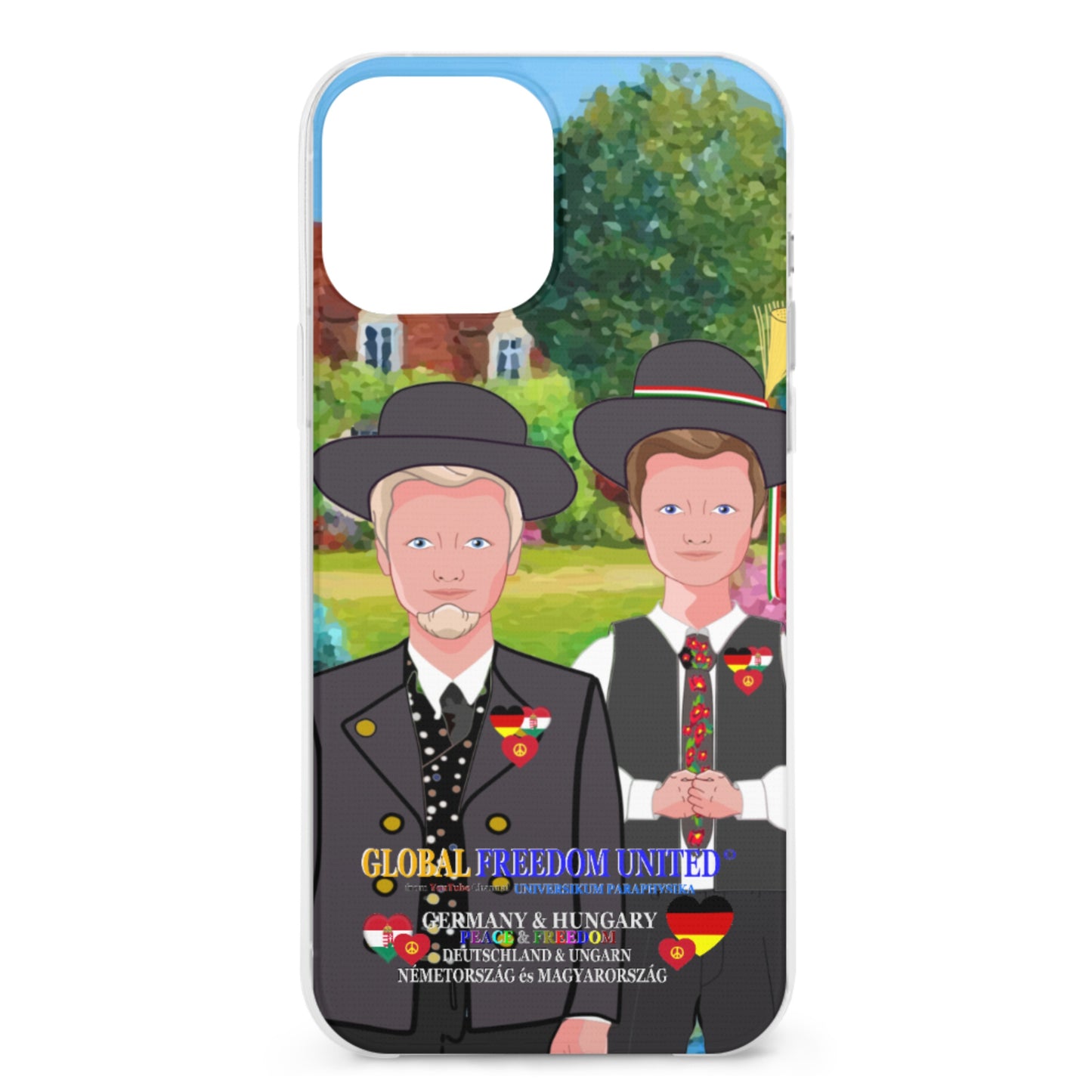 Mobile Phone Case GLOBAL FREEDOM UNITED© Men Germany & Hungary